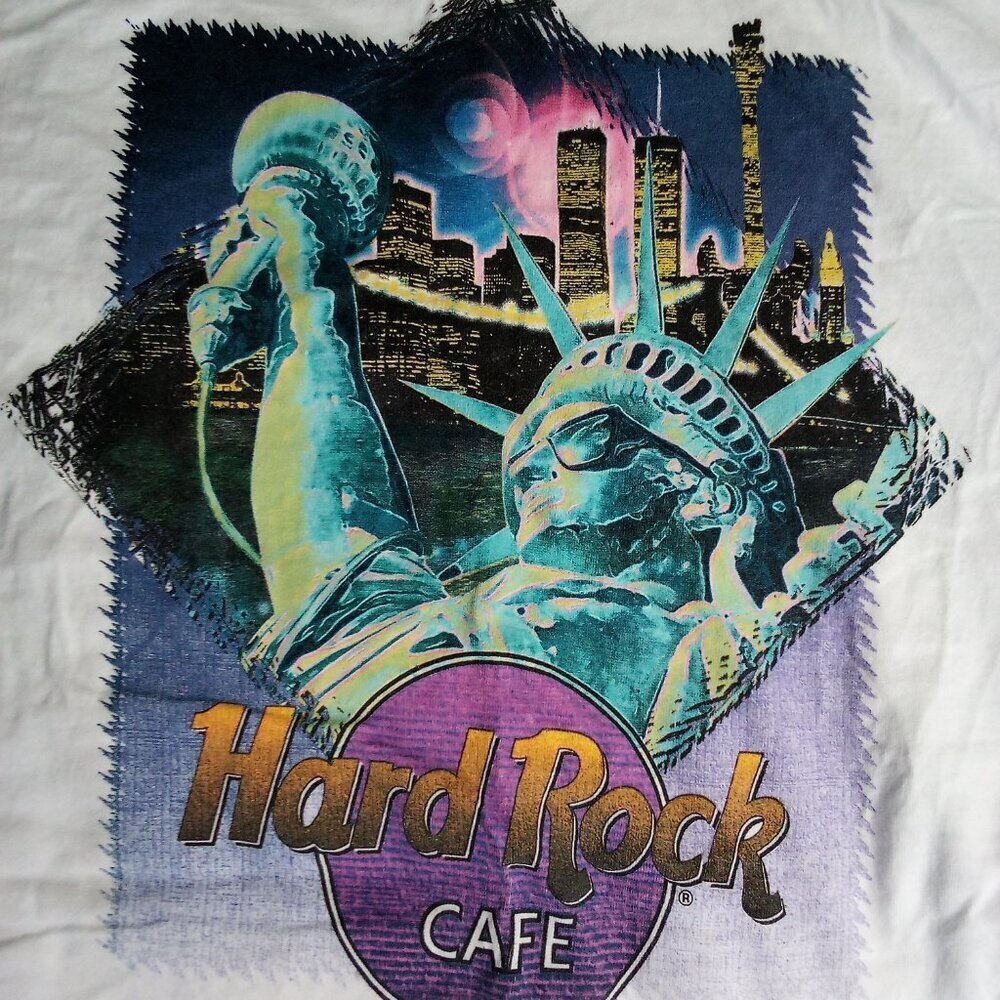 Vintage Hard Rock Cafe New York City Liberty Statue T-Shirt
